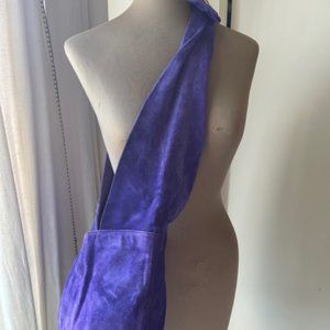 Vintage Donna Karan Suede Hobo Bag